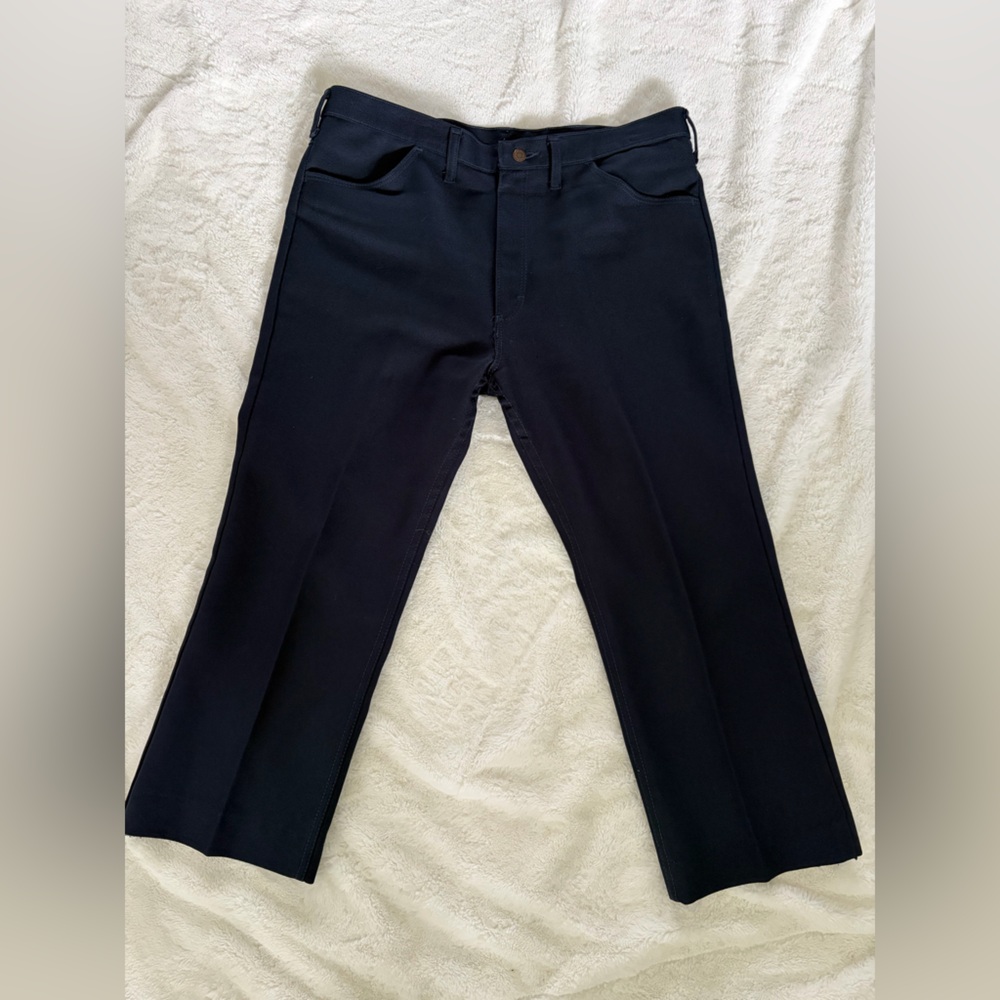 Wrangler Men's Dark Navy Dress Pants